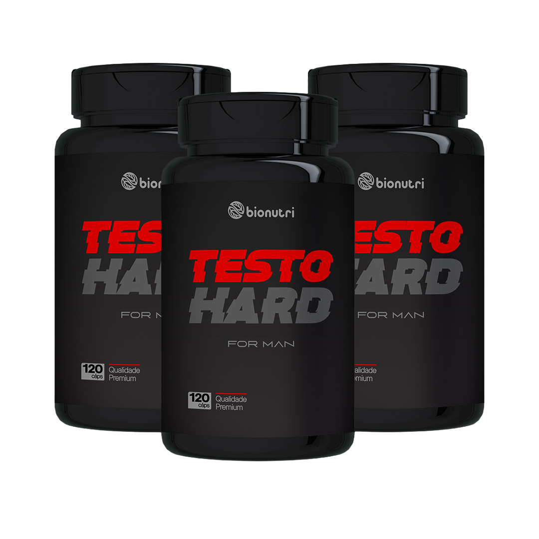 3 potes Testo Hard