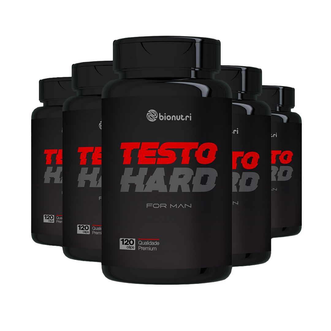 5 potes Testo Hard
